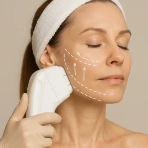 Woman having HI-FU to reduce wrinkles call LA LIPO Abbots Langley Now!