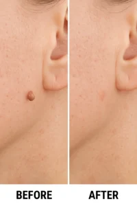 Skin tags removal Abbots Langley before and after