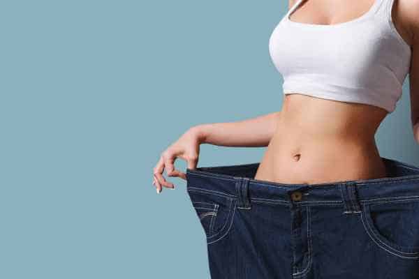 woman after fat reduction treatment Abbots Langley