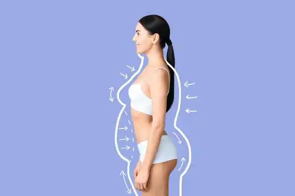 image of woman experiencing fat reduction treatment Abbots Langley