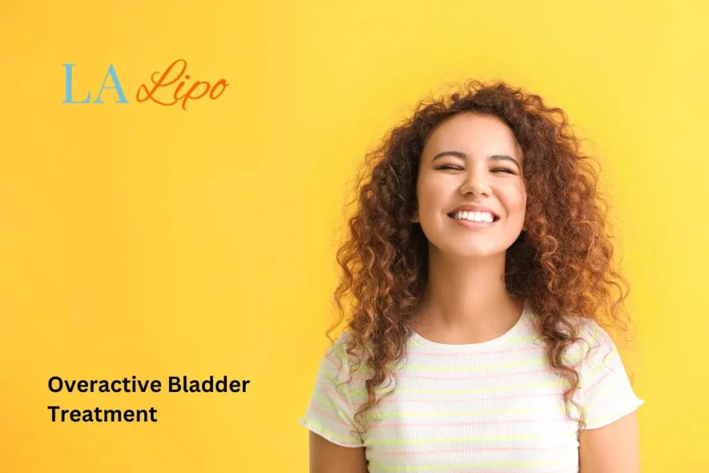 woman smiling about overactive bladder treatment Abbots Langley solutions