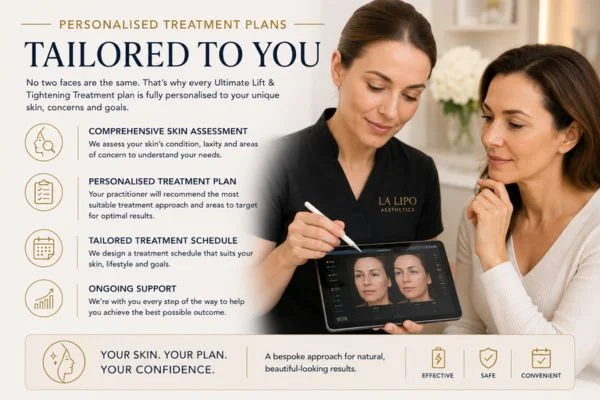 book a consultation about your ultimate lift and tighten treatment Abbots Langley