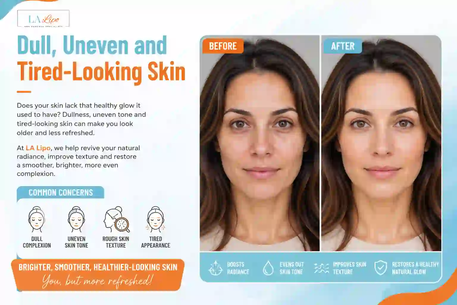 Sign #5: Dull, Uneven and Tired-Looking Skin Abbots Langley